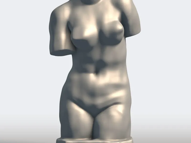 Ancient Woman Torso Statue - Classical Sculpture