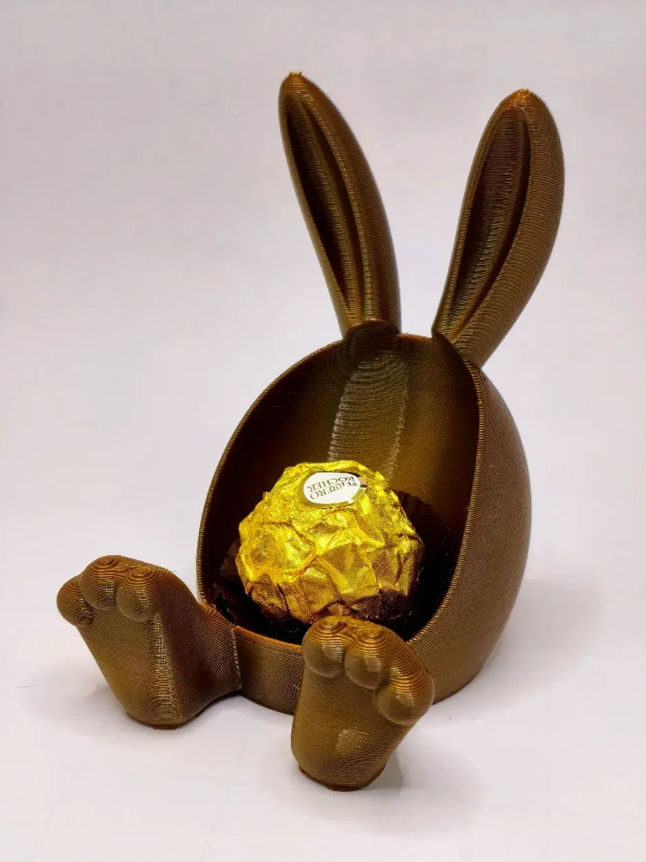 Easter Bunny Surprise Egg Container or planter