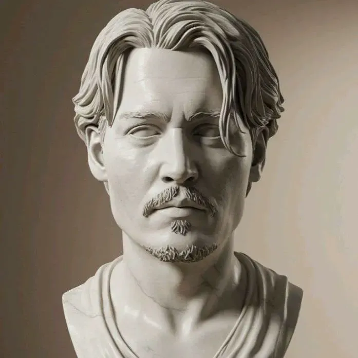 Johnny Depp Bust