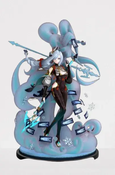 Genshin Impact Shenhe V7 STL Collection