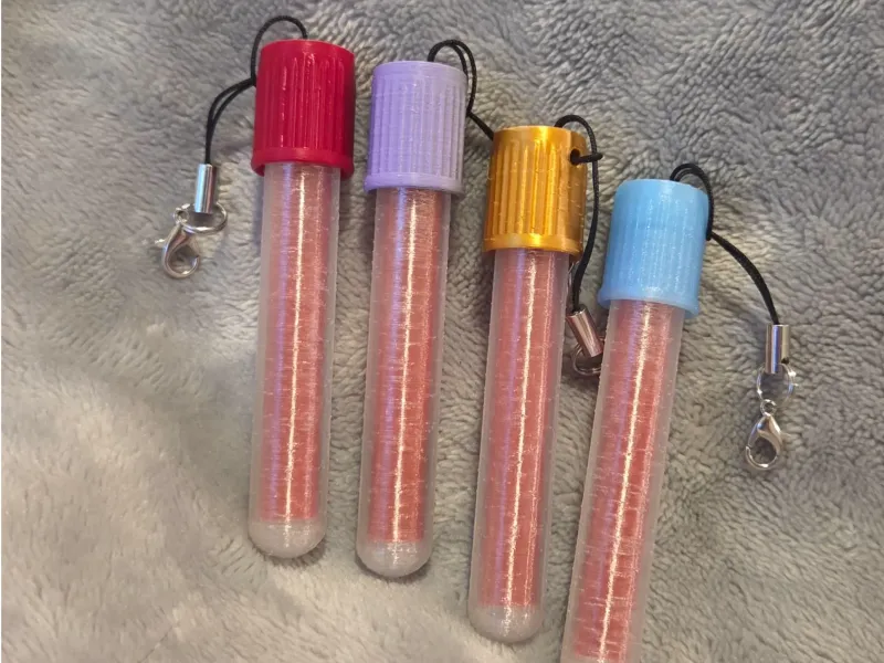 Lab Tube Keychain