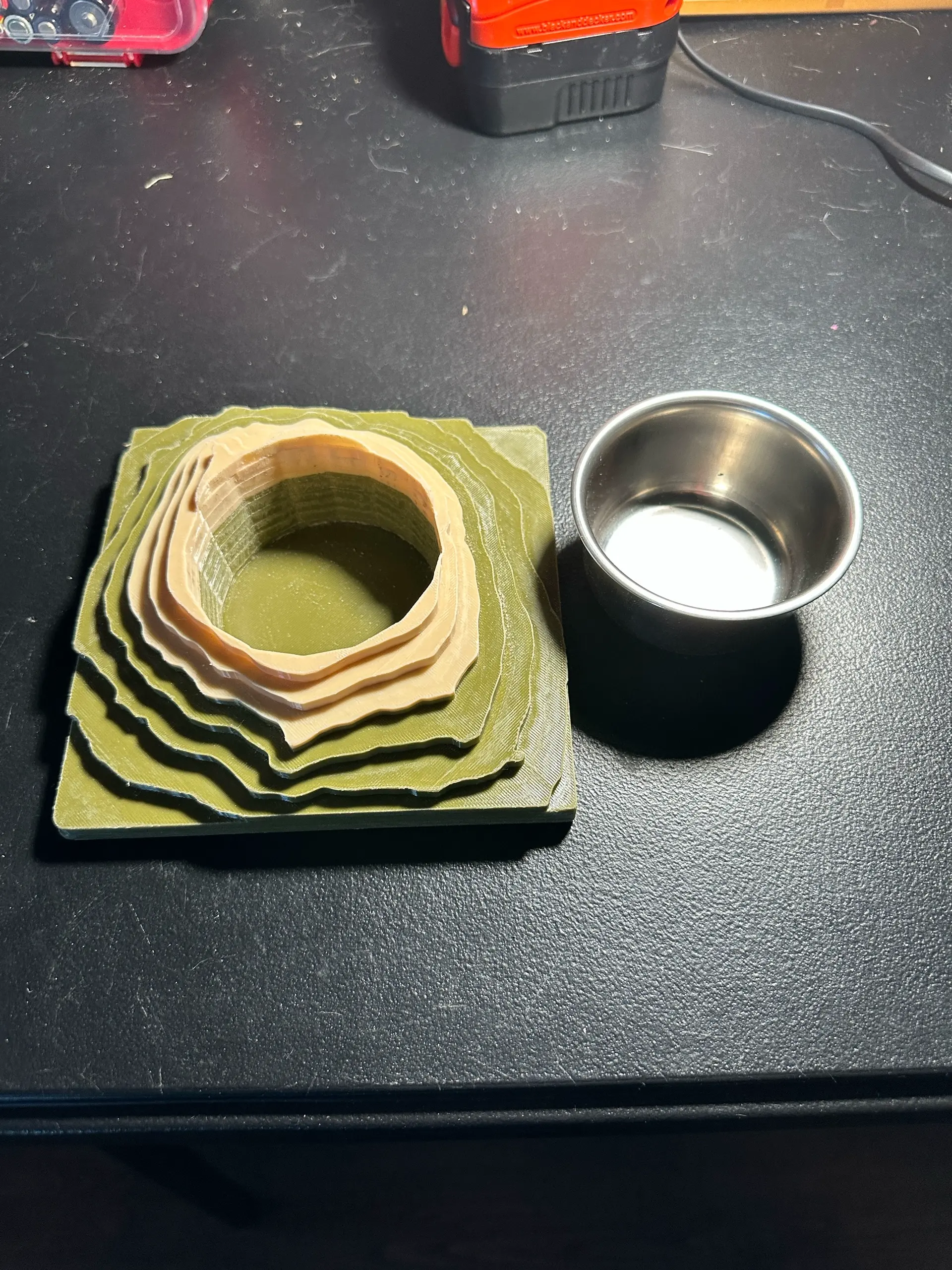 Mt Fuji Turtle Feeding Bowl