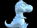 Cute Mini Trex + Keychain-5