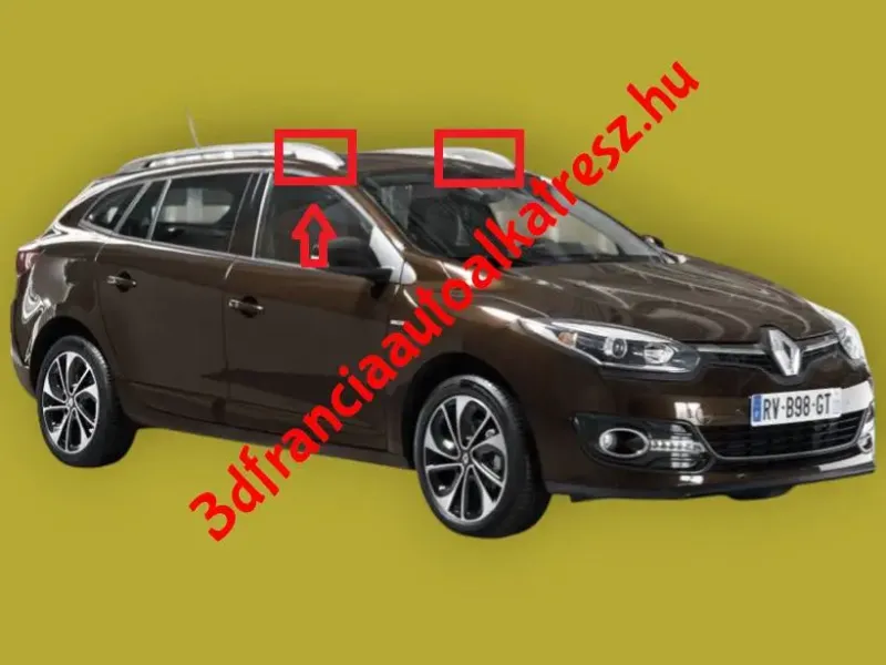 Tetősín végsapka - Jobb+bal első - Renault Megane III