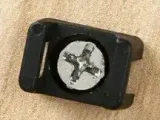 Cable tie mount with screw hole-1