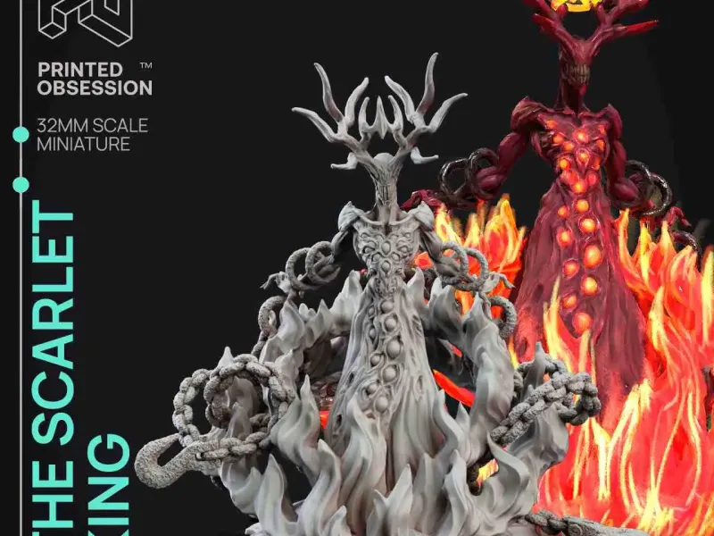 The Scarlet King-SCP-Presupported - 32mm Maßstab