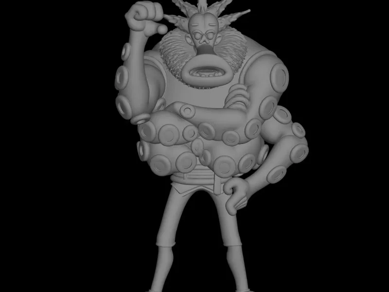 one piece character hatchan-hachi design