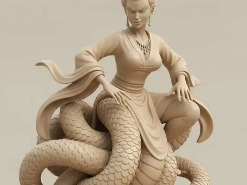 Cobra Fêmea de Várias Caudas (Multi-Tailed Snake Demon )