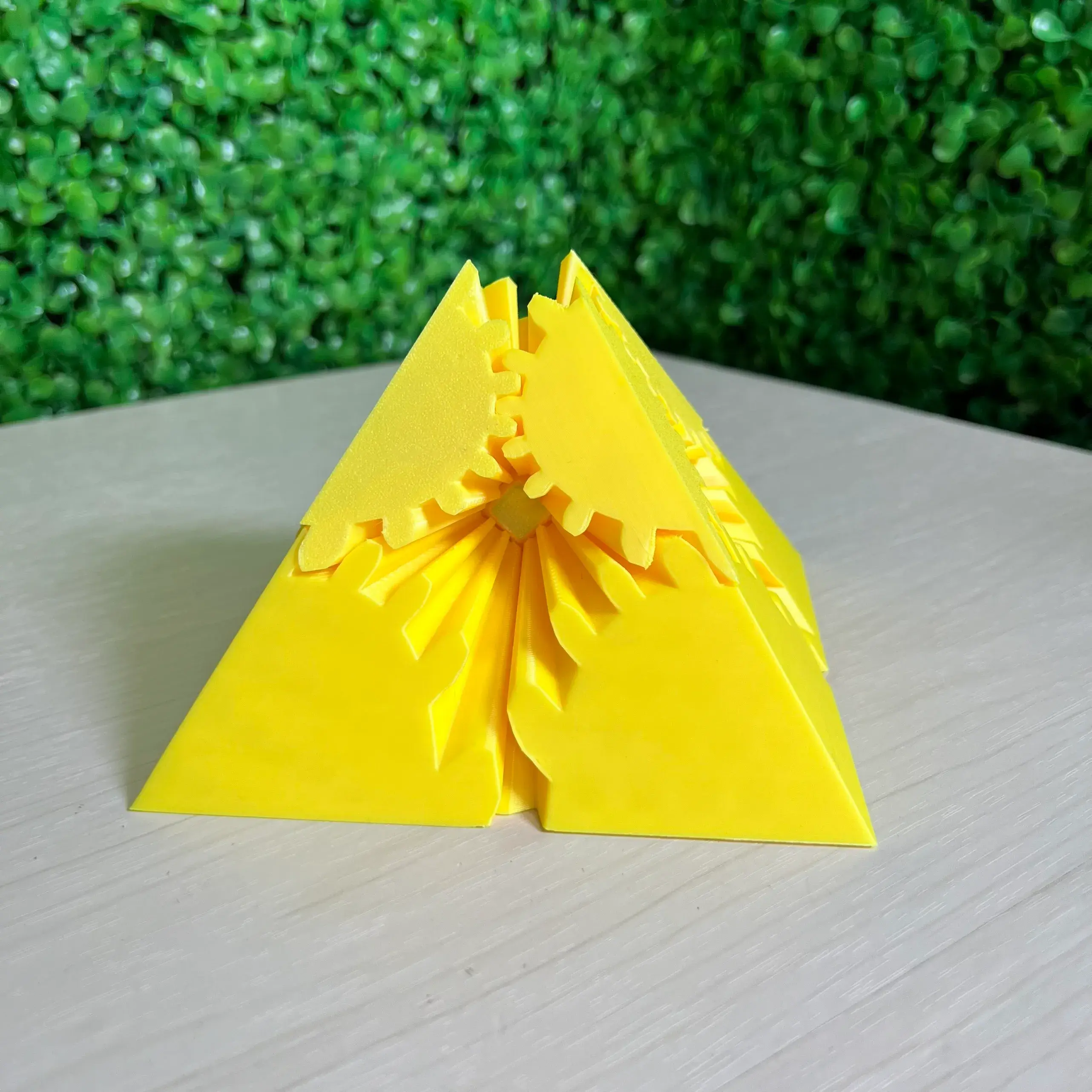 Pyramid Gear Fidget Toy