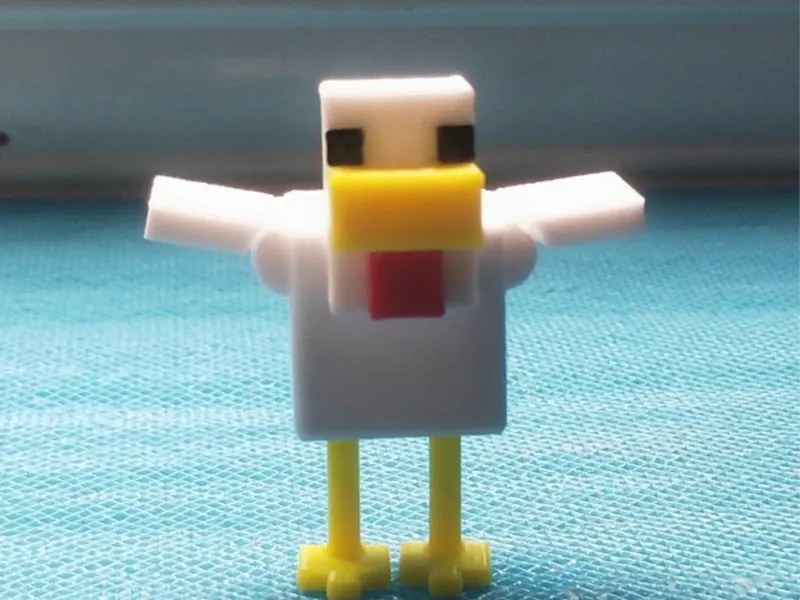 locky Scharrelkip – Minecraft Gearticuleerd Speelgoedfiguur