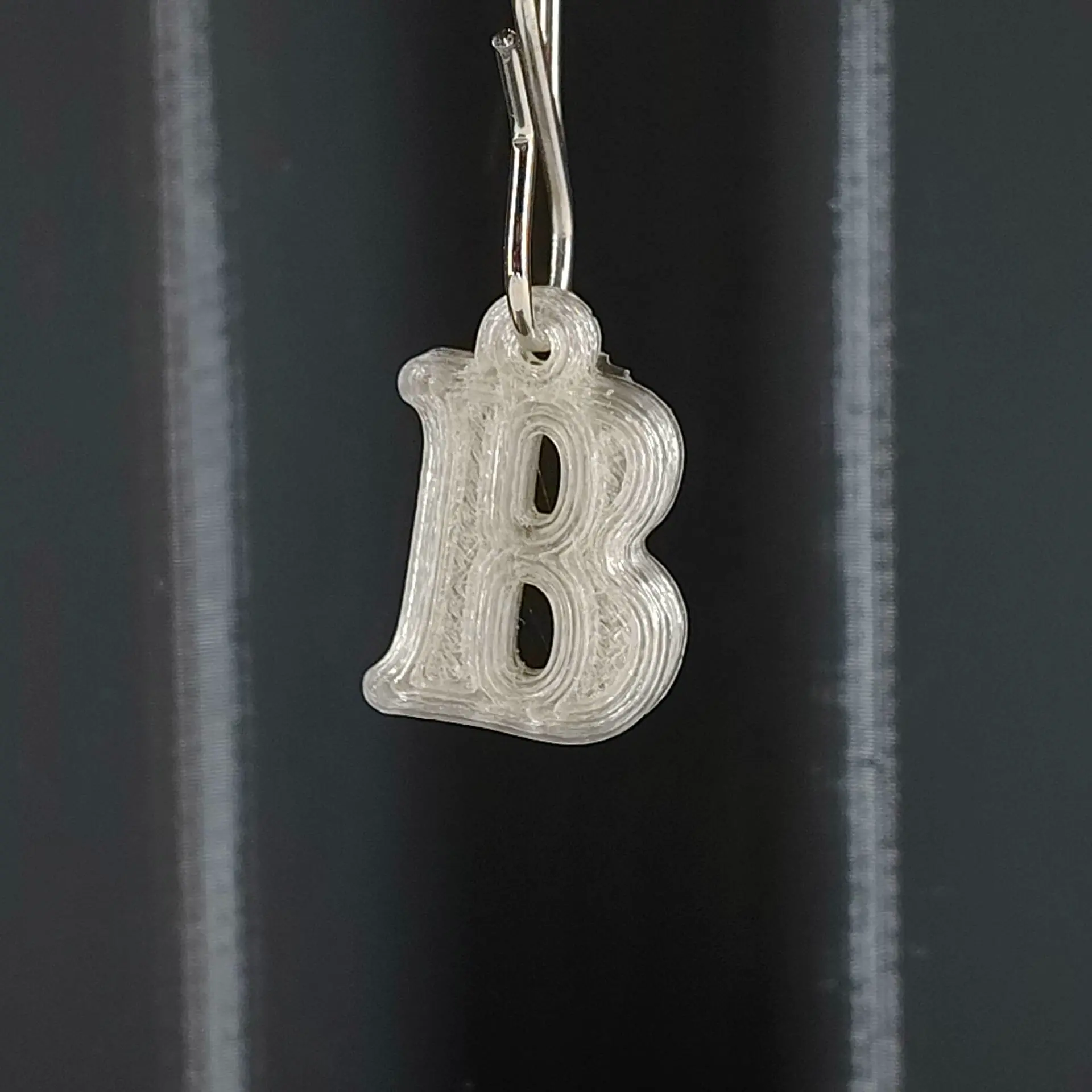 B keychain