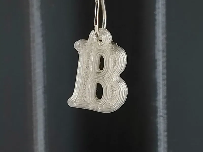 B keychain