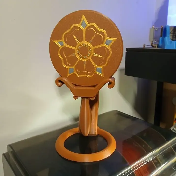 مرآة يد فيكتورية مع حامل