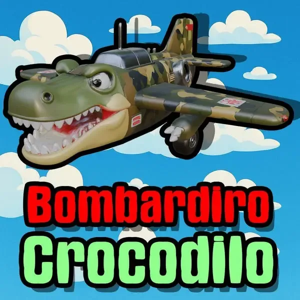 Bombardino Crocodilo STL