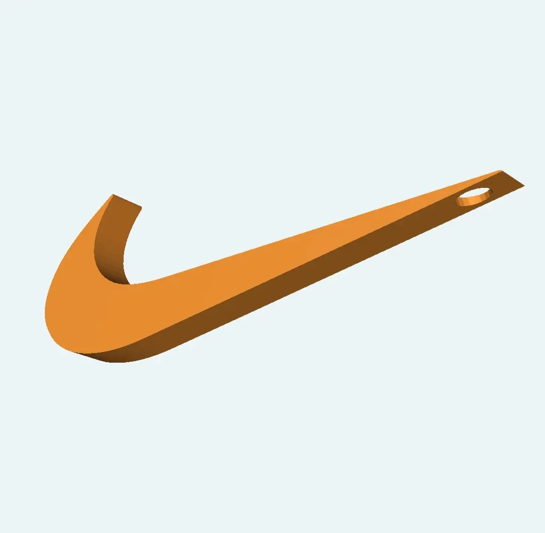 Nike keychain logo