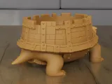 Armored Turtle Planter Container Fantasy Garden Decor-7