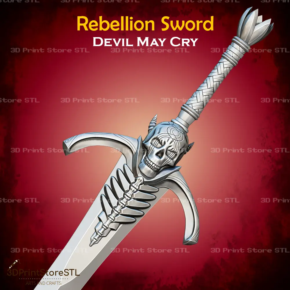 Rebellion Sword Cosplay Devil May Cry - STL Dosyası