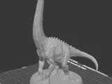 Brachiosaurus 3D statue-1