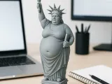 Fat Lady Liberty - Modern Liberty Statue-0