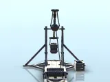 Medieval trebuchet with stones and counterweights (4) - mini-6
