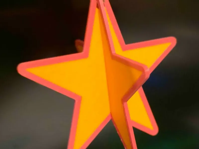 Double Star for Christmas Decoration