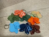 Orchid flower keychain-6