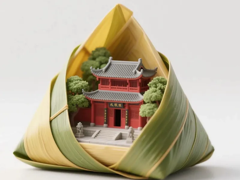 Palacio de Zongzi del Festival del Bote del Dragón