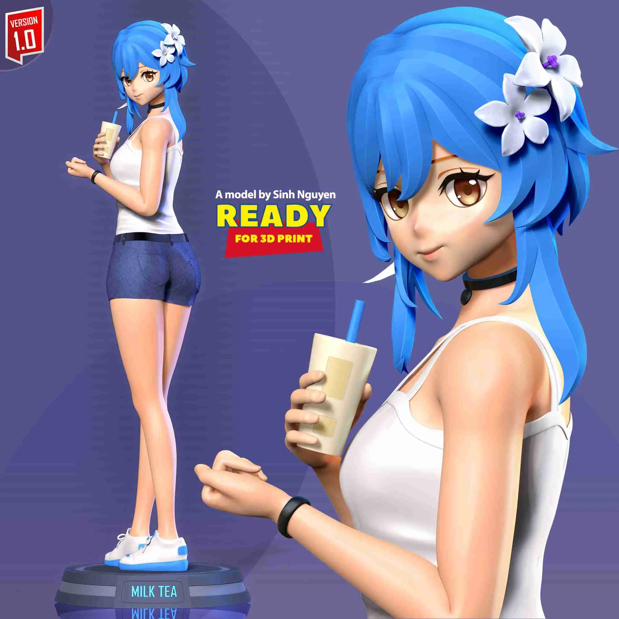 Milk tea girl