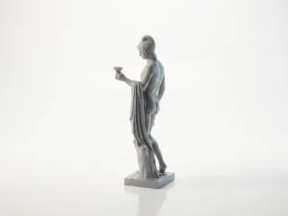 Iron Ganymede Classical Sculpture 3D Printable