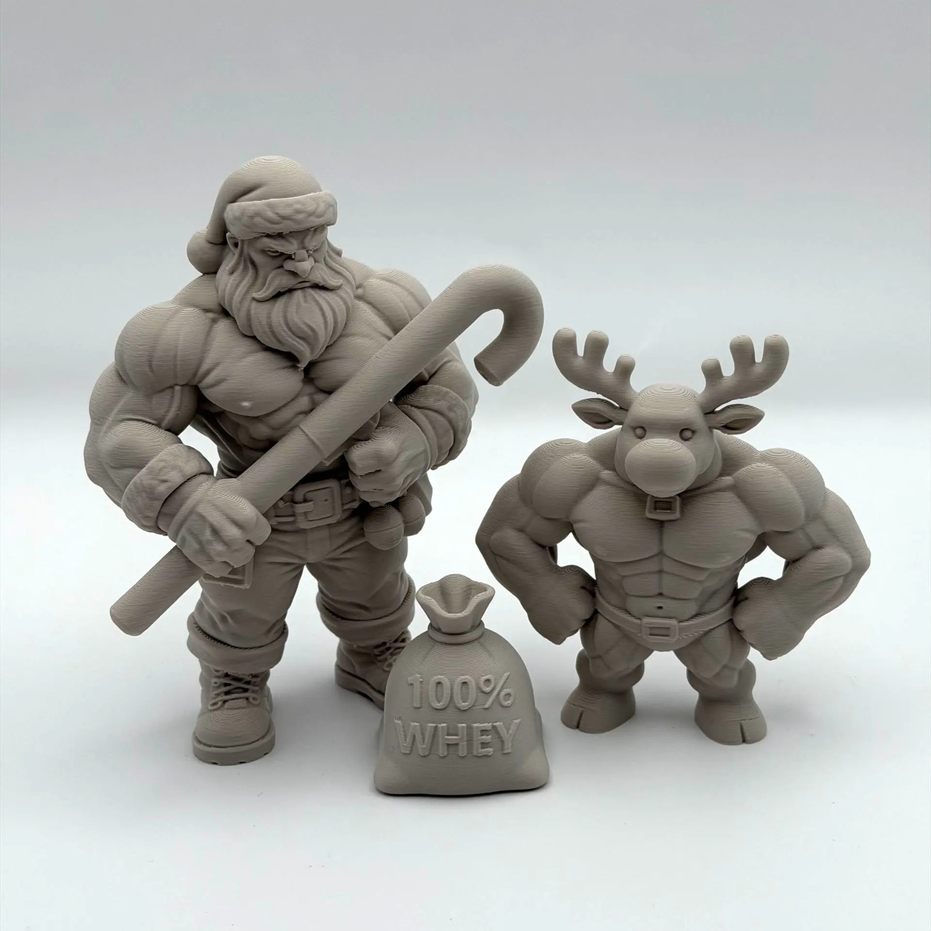 Swole Santa & Buff Reindeer