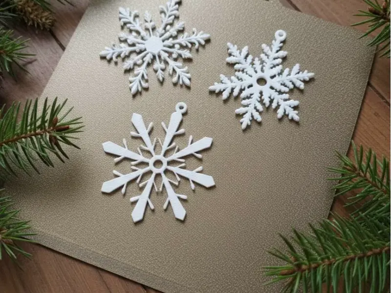 Christmas Schneeflocken Deko