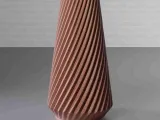 Vase 0021 B - Sharp twisted vase-1