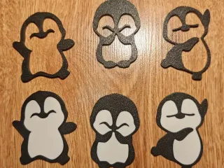 Cheerful penguins