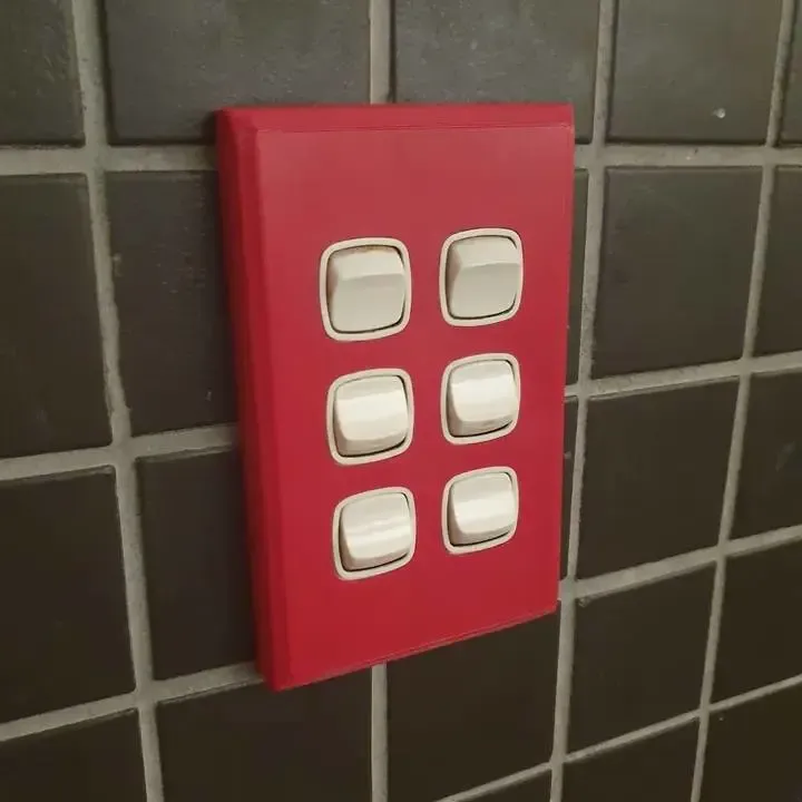 australian light switch cover plate