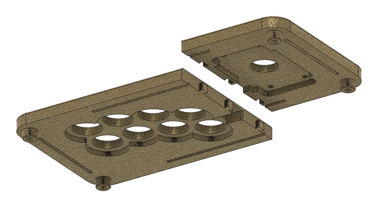 Goldenrod Arcade Stick / Fight Stick (8 botones)