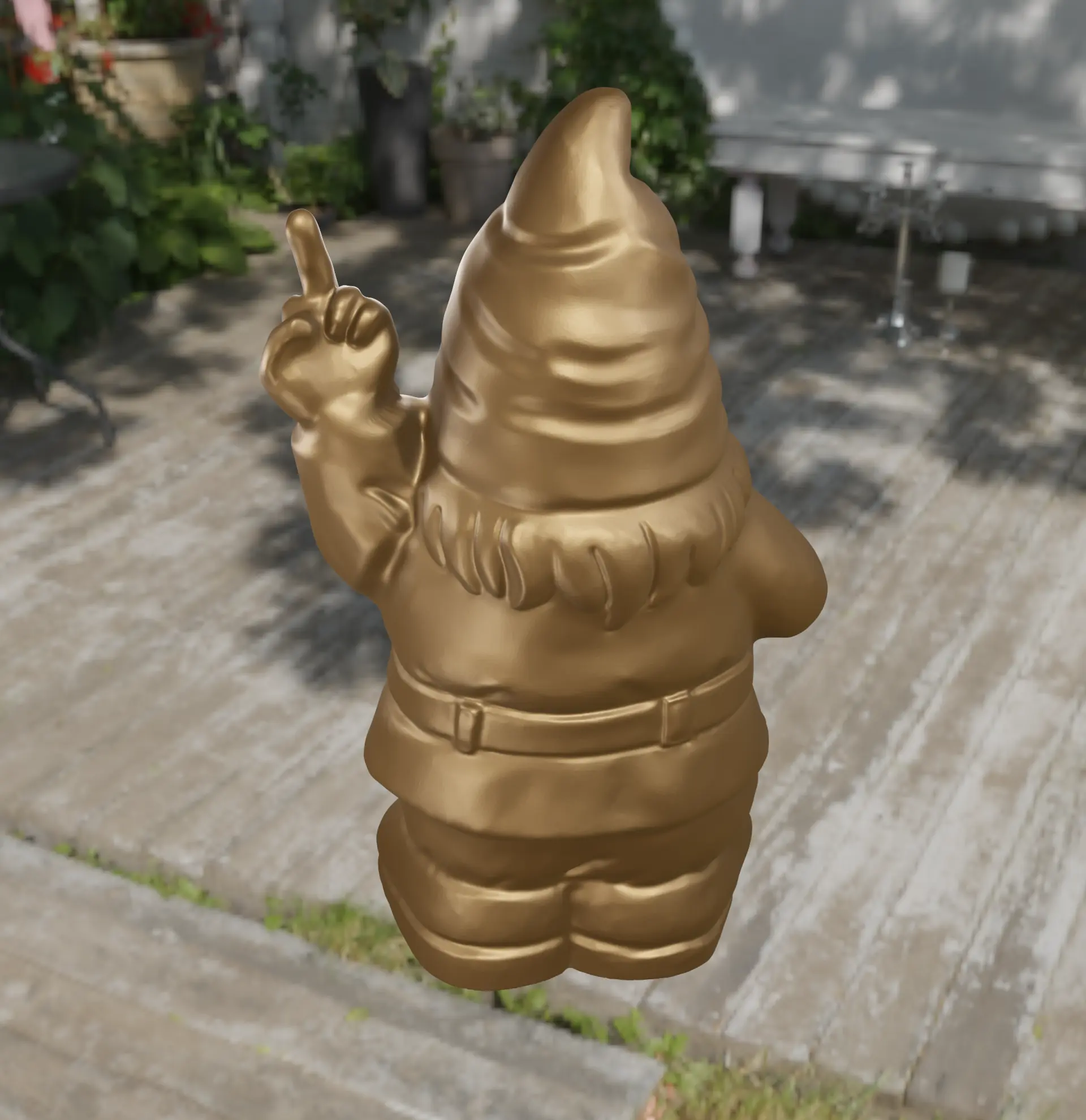 Zwergischer Mittelfinger