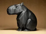 Cute Geometric Capybara-1