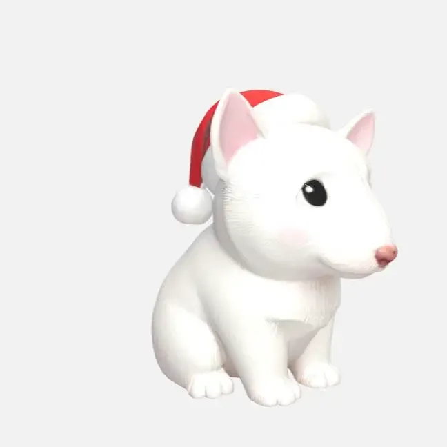 DOGGY CHRISTMAS - BULLTERRIER