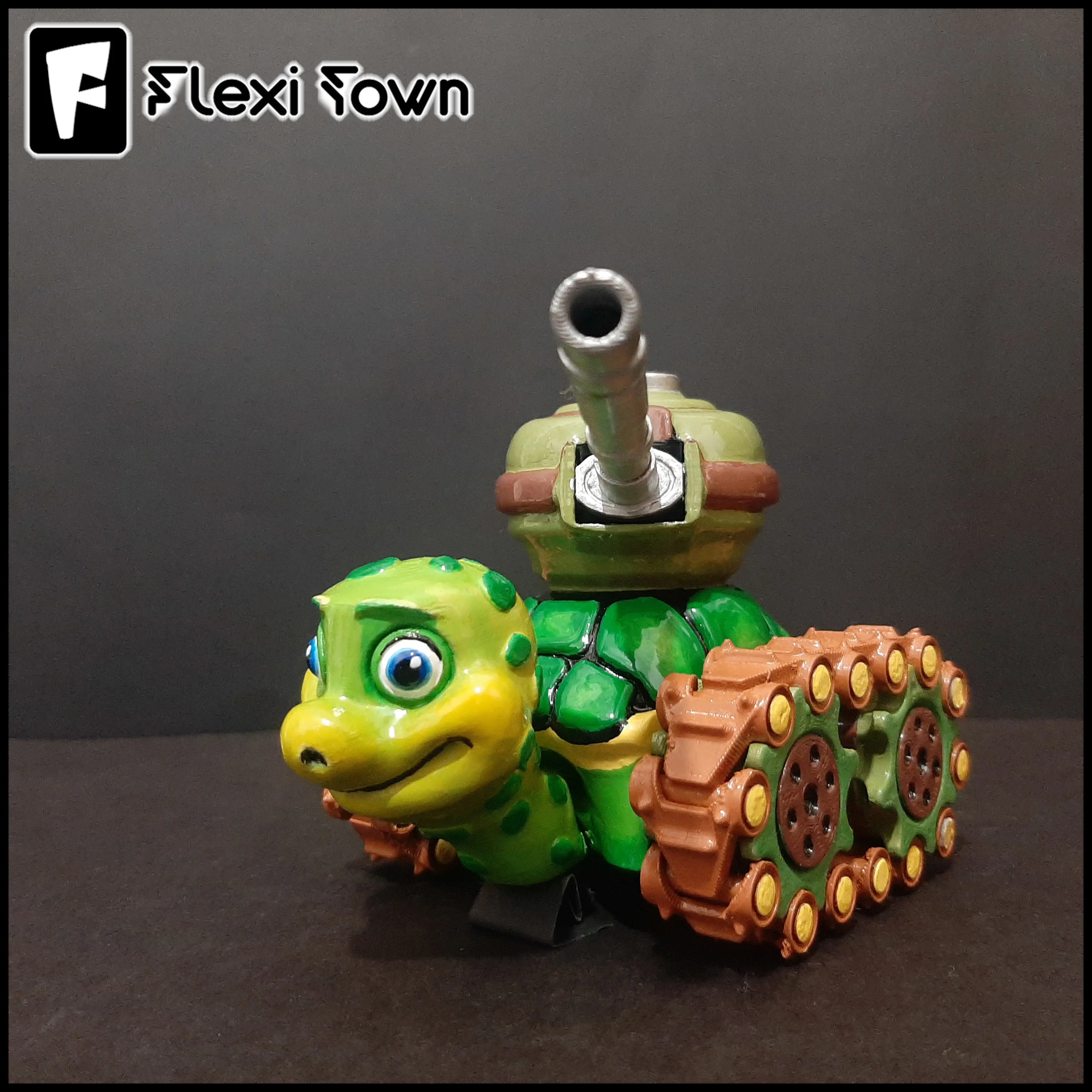 Flexi Print-in-Place Tank Turtle