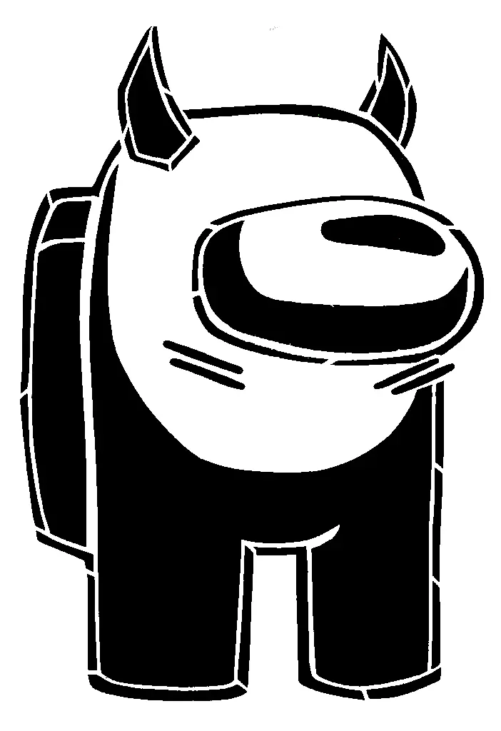 Devil is Among Us stencil