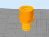 3/4" Female BSP Tap Thread to 1/2" Male BSP Tap Thread -1