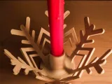 Snowy candle-2