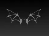 PENDIENTES ALAS DE MURCIÉLAGO. HALLOWEEN-2
