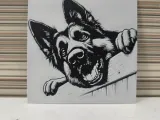 Hueforge dog-1