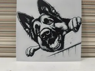 Hueforge dog