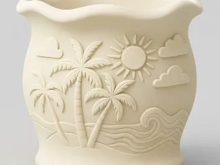 Modern Beach Pot