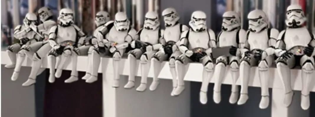 lunchtime! stormtroopers