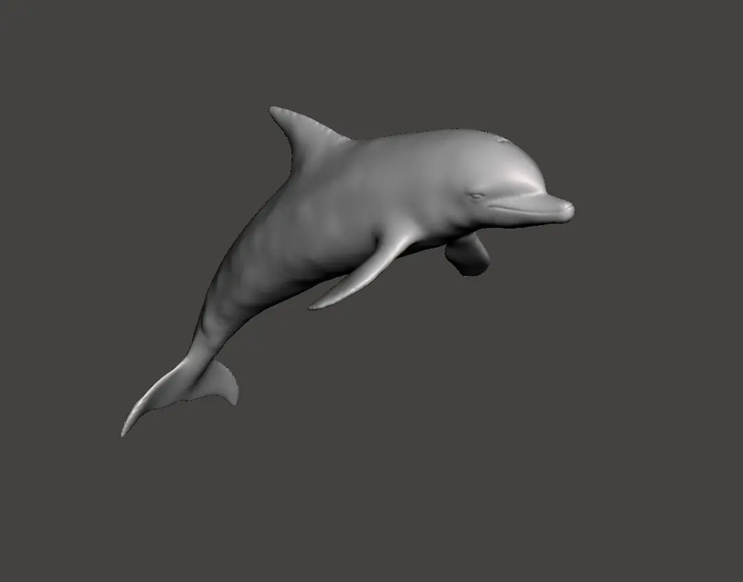 ДЕЛЬФИН 3D МОДЕЛЬ