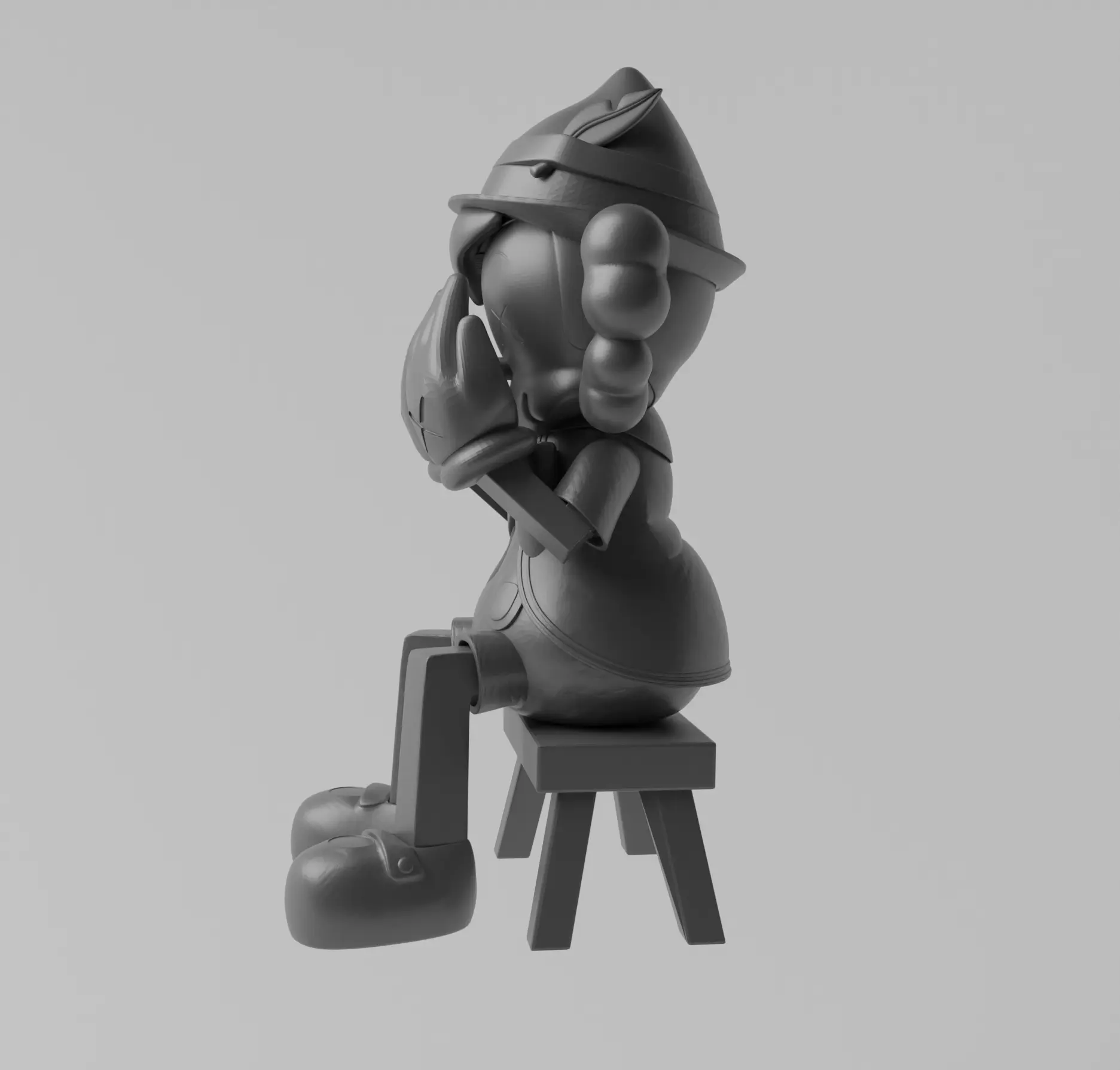 Kaws Pinocchio Art Toy Fan Art