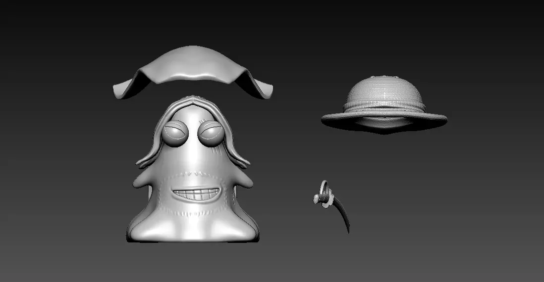 DEN MUSHI - ХВОСТОВИКИ - ONEPIECE - 3D ПЕЧАТЬ